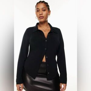 Wilfred Black Button Down Shirt